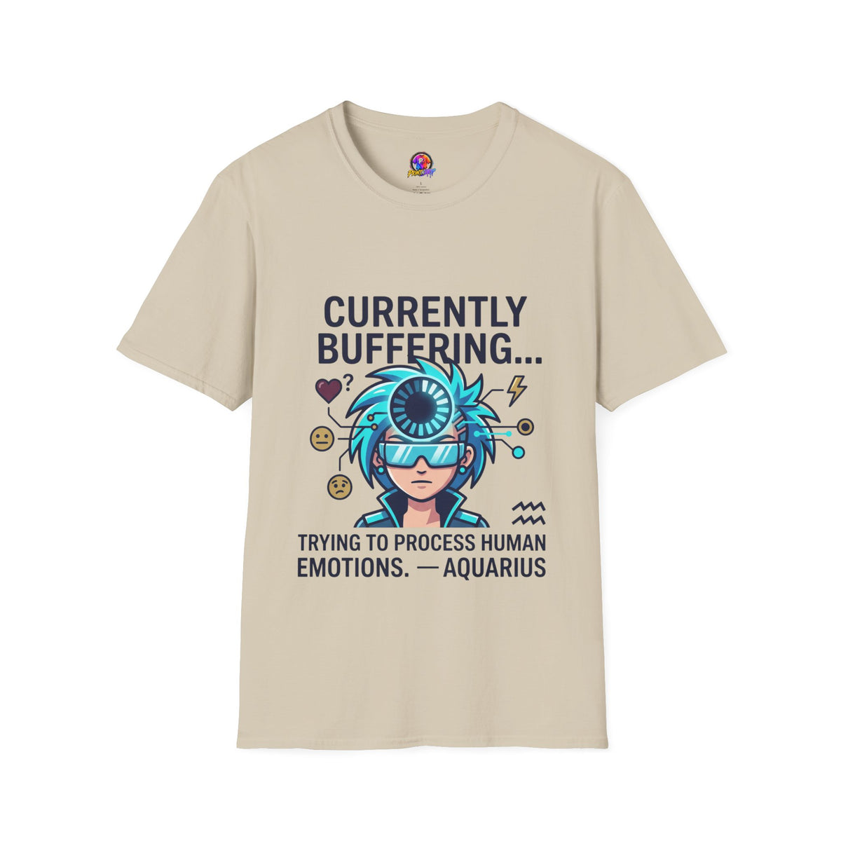 Currently Buffering T-Shirt — Funny Aquarius Zodiac Tee