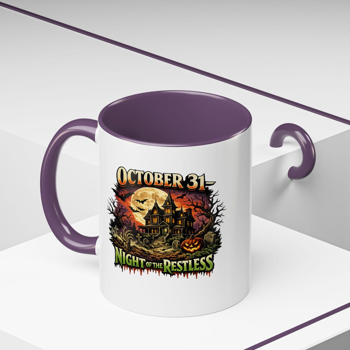 Halloween  October 31 Accent Coffee Mug
