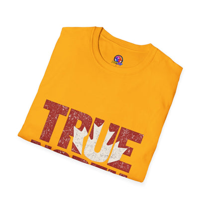 Canada True North Football T-Shirt — Vintage Canadian Leafs Sports Tee