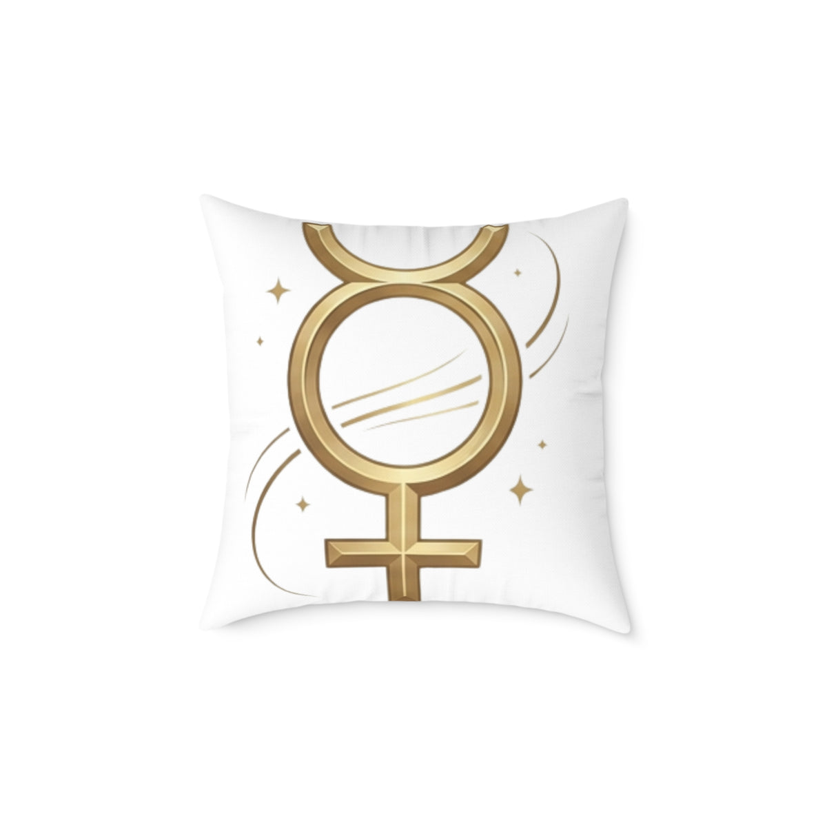 Astrological Virgo Zodiac Sign Square Poly Canvas Pillow