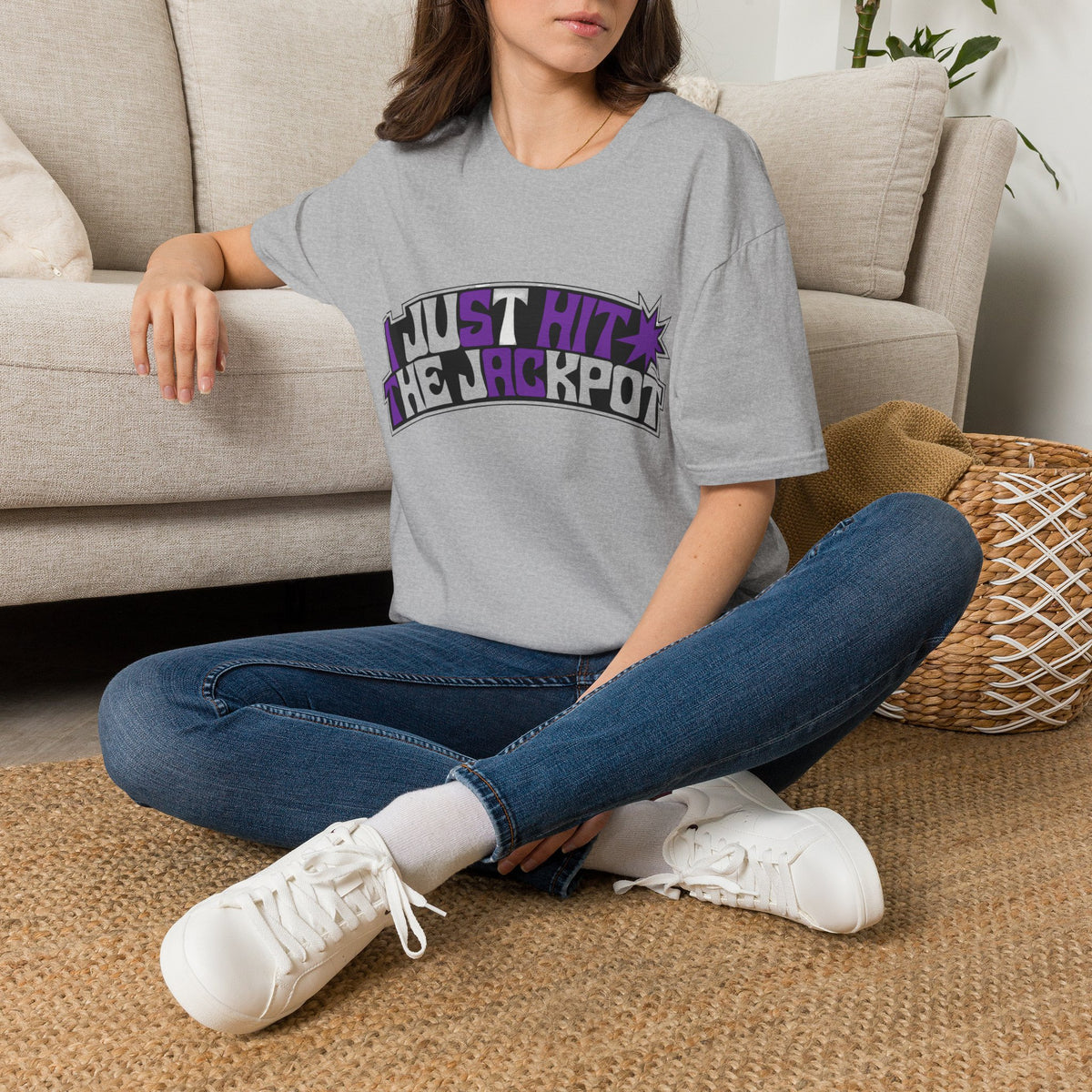 Just Hit the Jackpot T-Shirt — Retro Casino Graphic Tee - Trending Now - August 2026