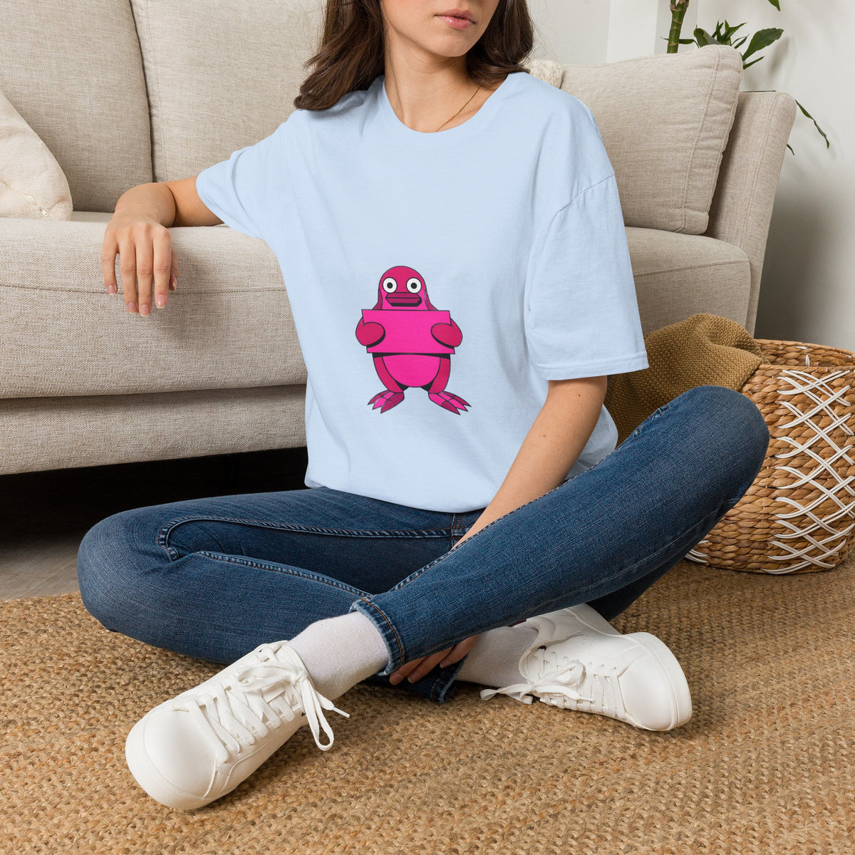 Pink Frog Character T-Shirt — Cute Quirky Graphic Tee - Trending Now - September 2026