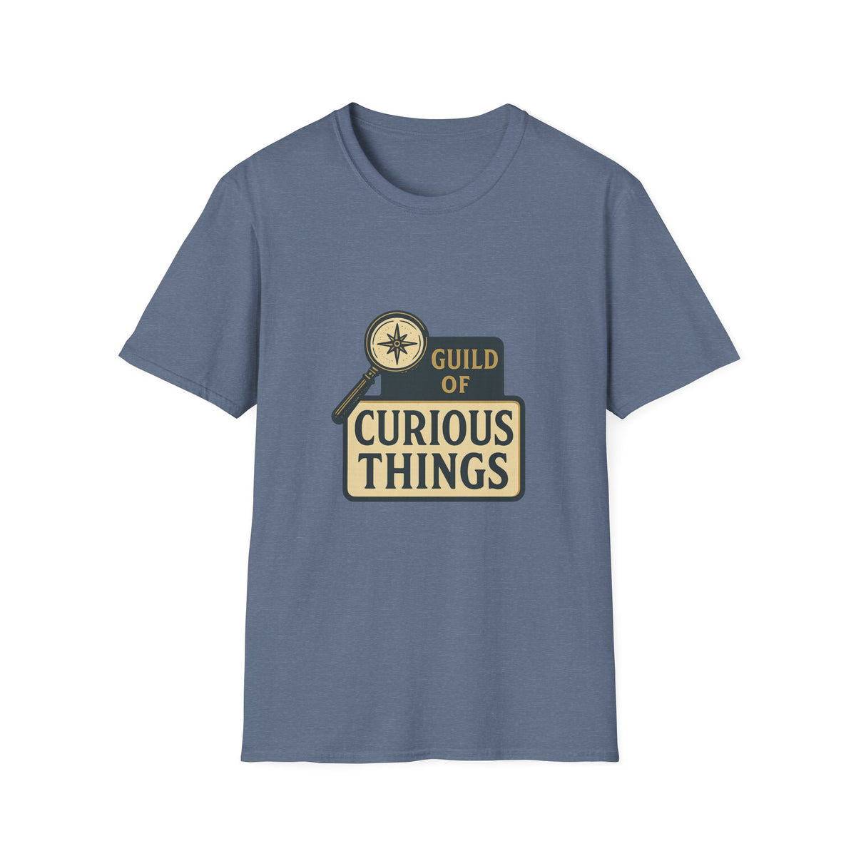 Curious Things T‑Shirt — Guild of Curious Vintage Badge Tee - Trending Now - August 2026