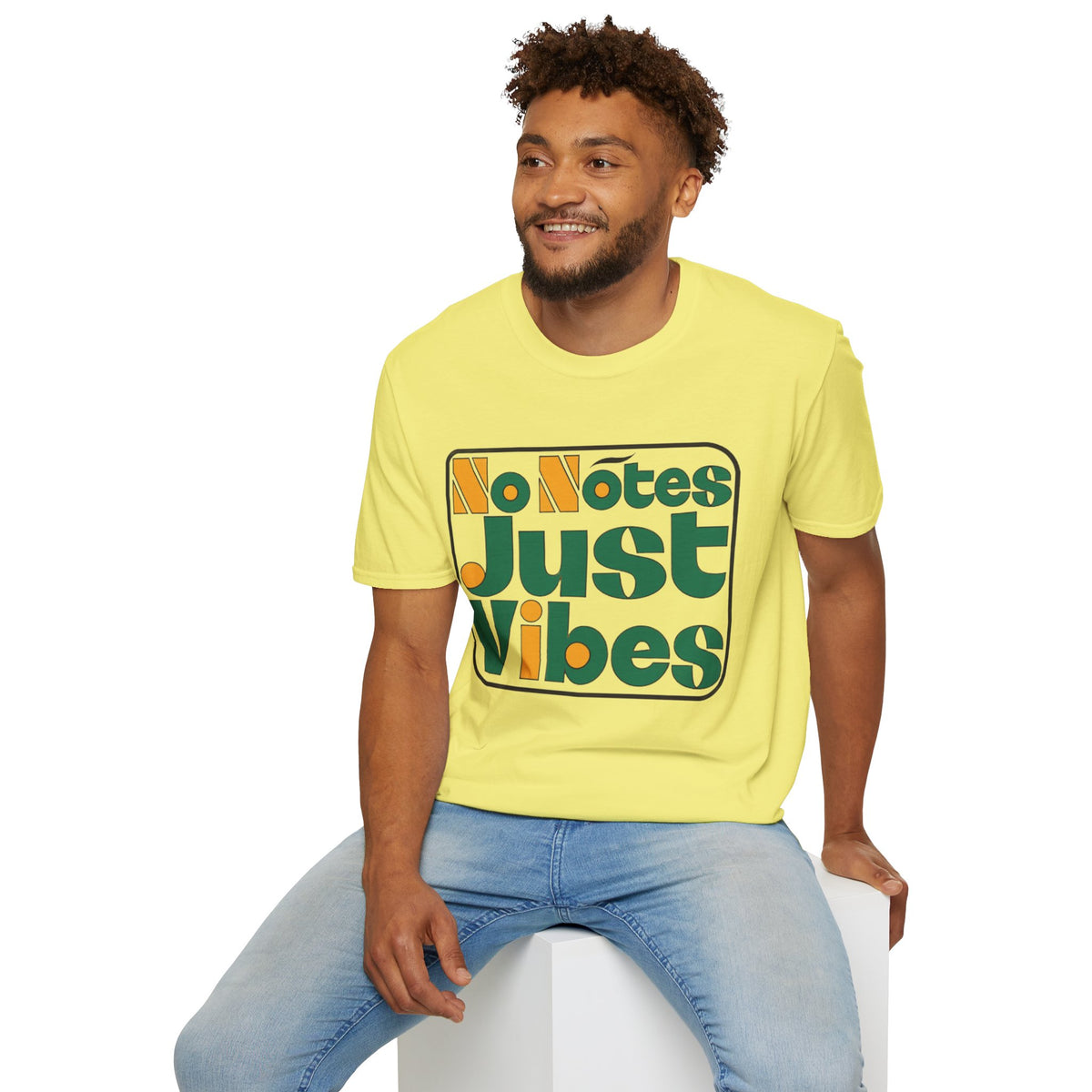 Just Vibes T‑Shirt — "No Notes Just Vibes" Retro Graphic Tee - Trending Now - August 2026