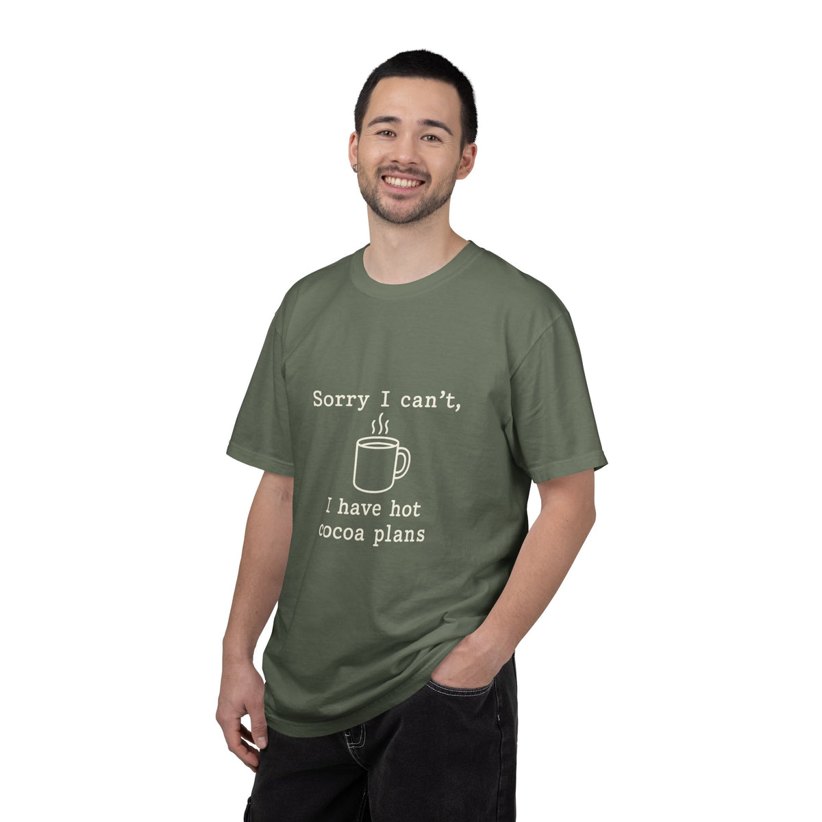 Hot Cocoa Plans T-Shirt — "Sorry I Can’t, I Have Hot Cocoa Plans" Cozy Graphic Tee - Trending Now - October 2026