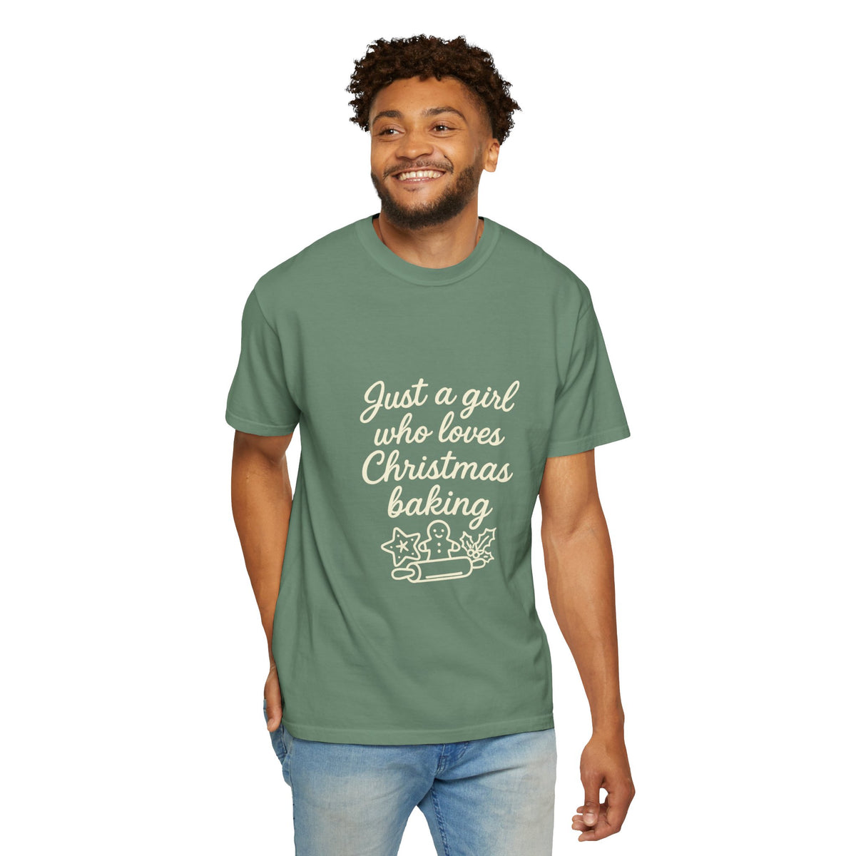 Christmas Baking T-Shirt — "Just a Girl Who Loves Christmas Baking" Holiday Tee- Trending Now - October 2026