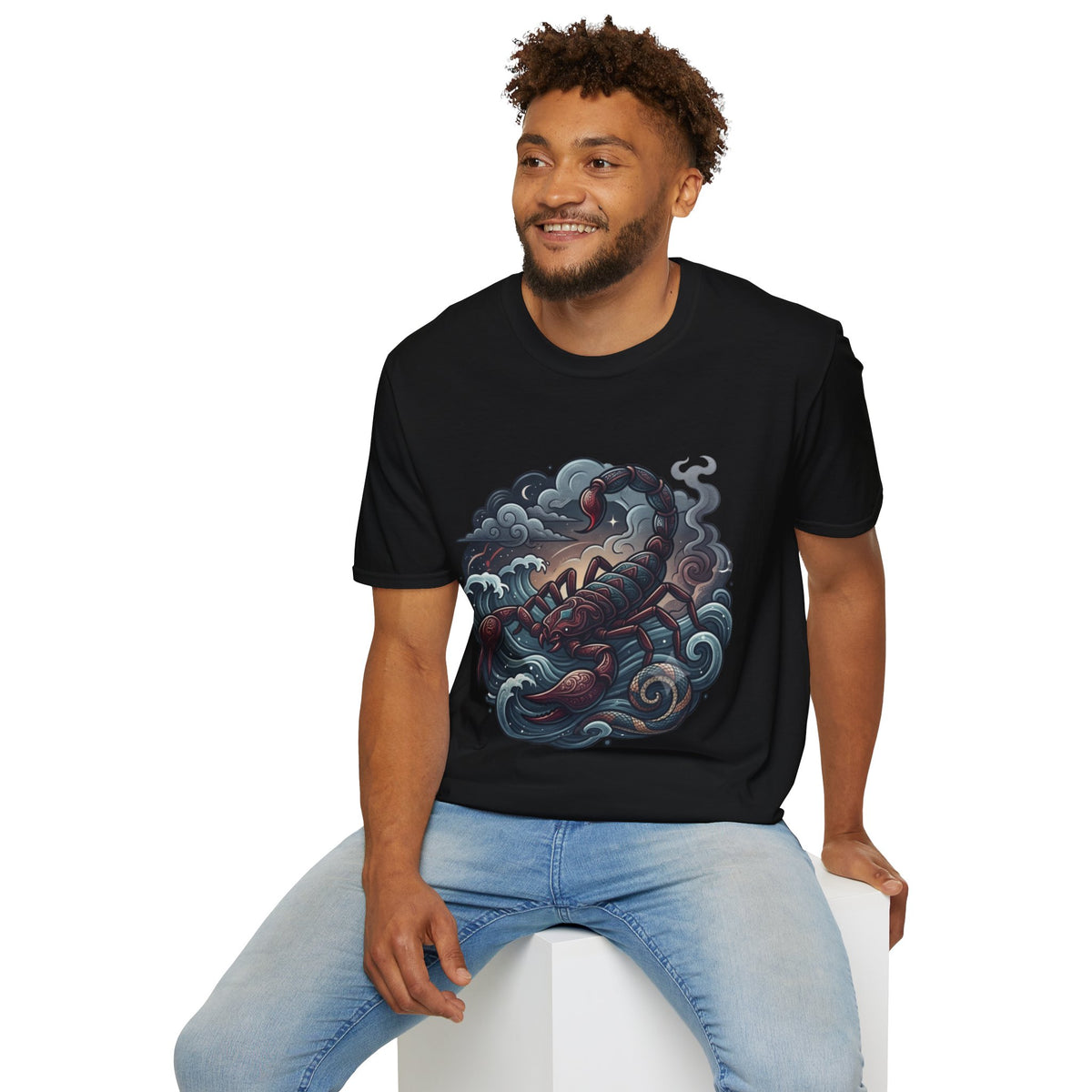 Scorpion Wave Unisex Softstyle T-Shirt