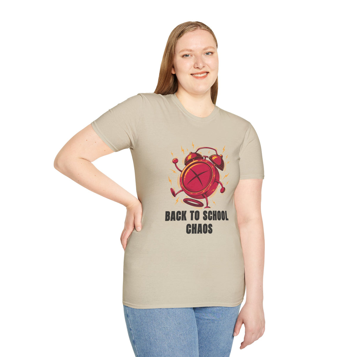 Back to School Chaos T-Shirt — Funny Alarm Clock Graphic Tee - Trending Now - August 2026