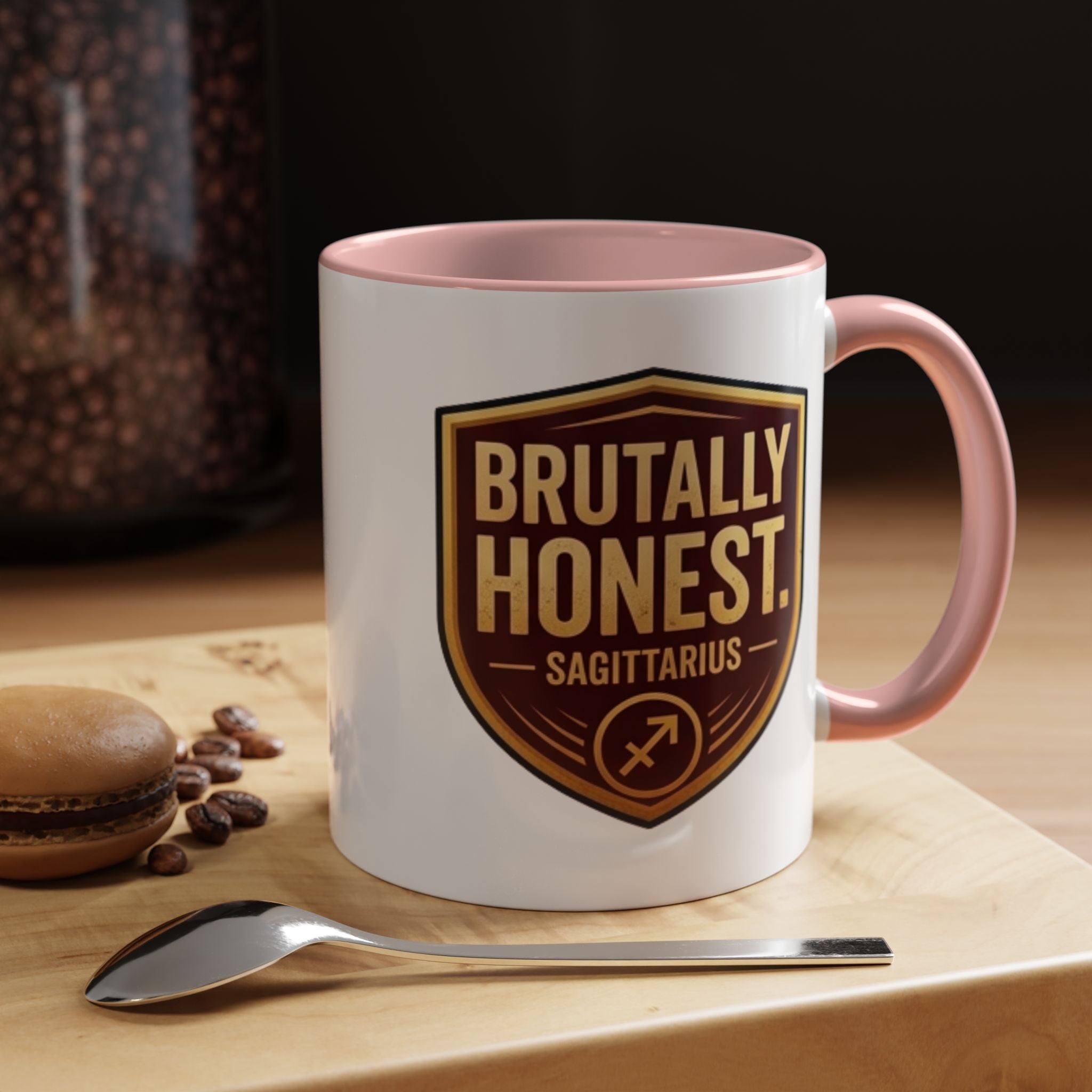 Sagittarius Coffee Mug - "Brutally Honest" Zodiac Accent Mug (11/15oz)