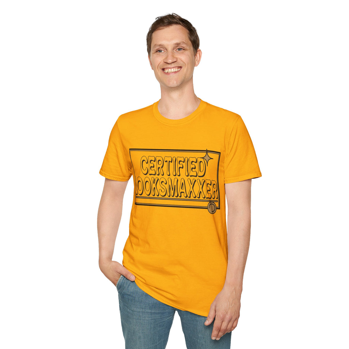Certified Looksmaxxer T-Shirt — Funny Aesthetic Confidence Tee - Trending Now - August 2026