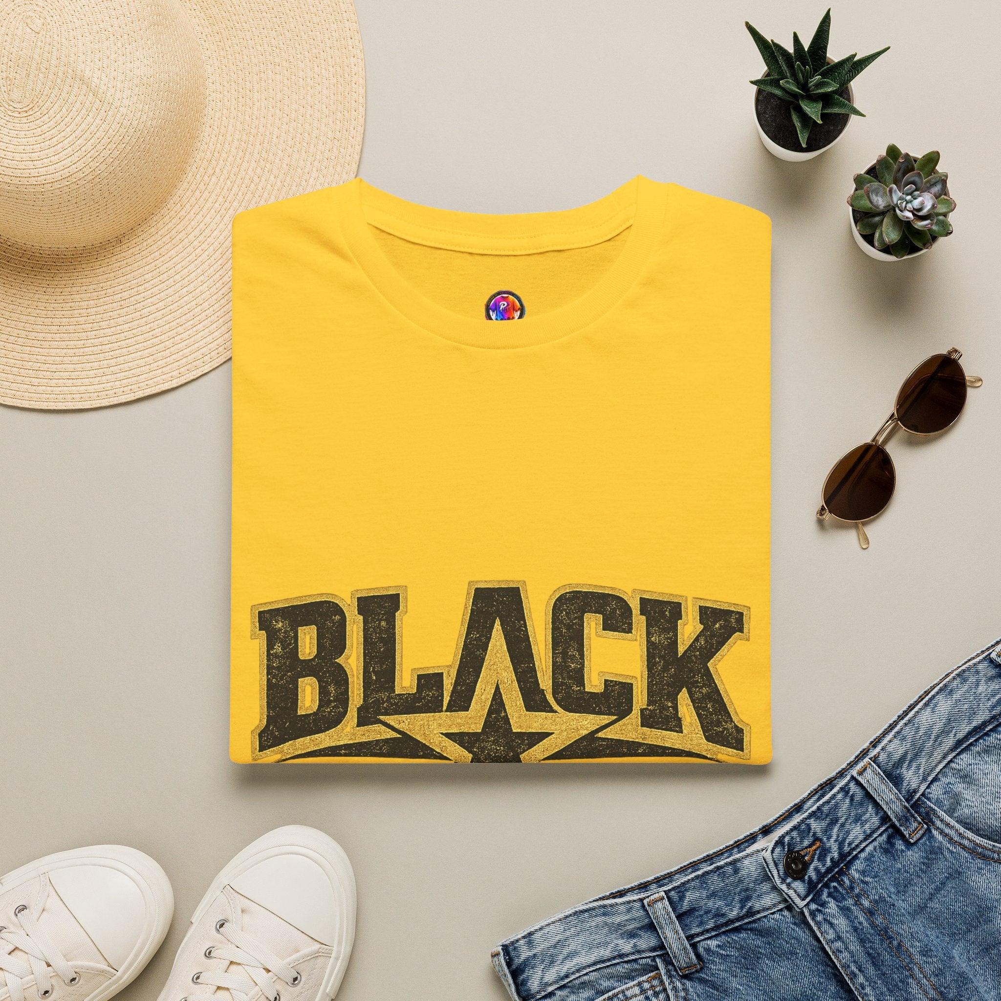 Ghana Black Stars T-Shirt — Bold Vintage Star Logo Tee
