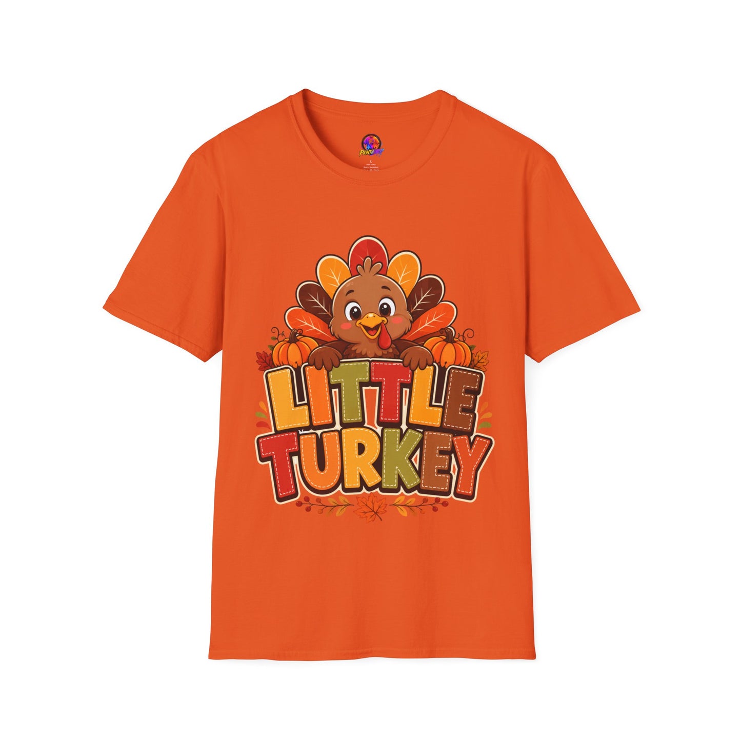 Little Turkey T‑Shirt – Cute Thanksgiving Kids & Family Tee