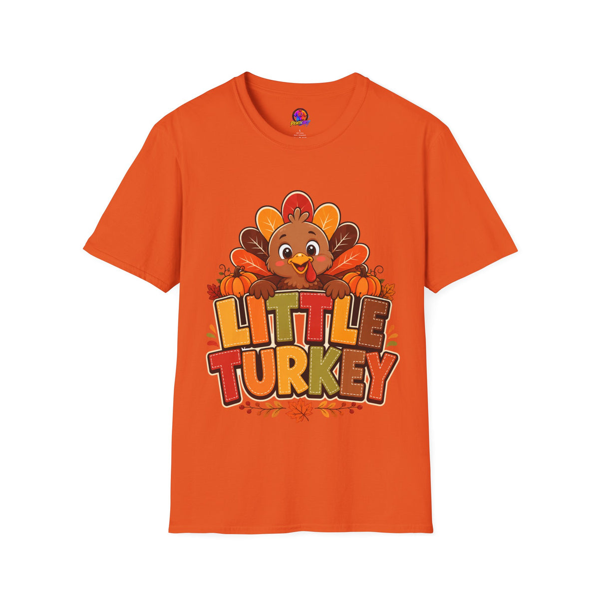 Thanksgiving T-Shirt Little Turkey T‑Shirt – Cute Thanksgiving Kids & Family Tee