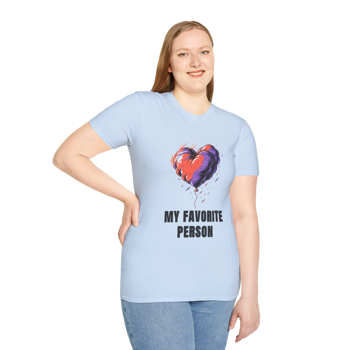 Heart Graphic T-Shirt — "My Favorite Person" Casual Tee - Trending Now - August 2026