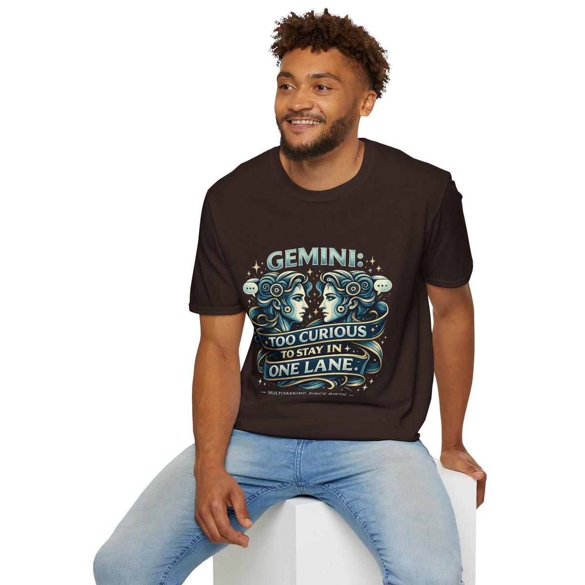 Zodiac Gemini Unisex Softstyle T-Shirt