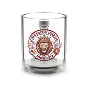 Leo Zodiac Glass Mug — 10oz Confidence & Charisma Lion Horoscope Gift