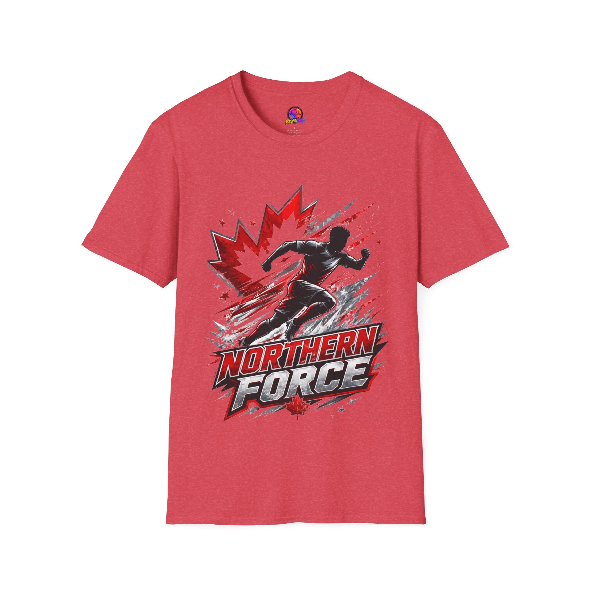 Canada Northern Force Running T‑Shirt — Canada Maple Runner Athletic Tee