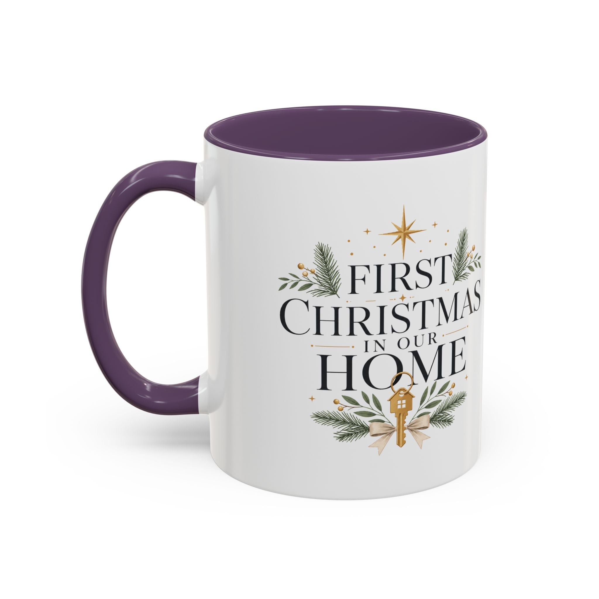 Christmas First Christmas in Our Home Accent Coffee Mug – Holiday Keepsake
