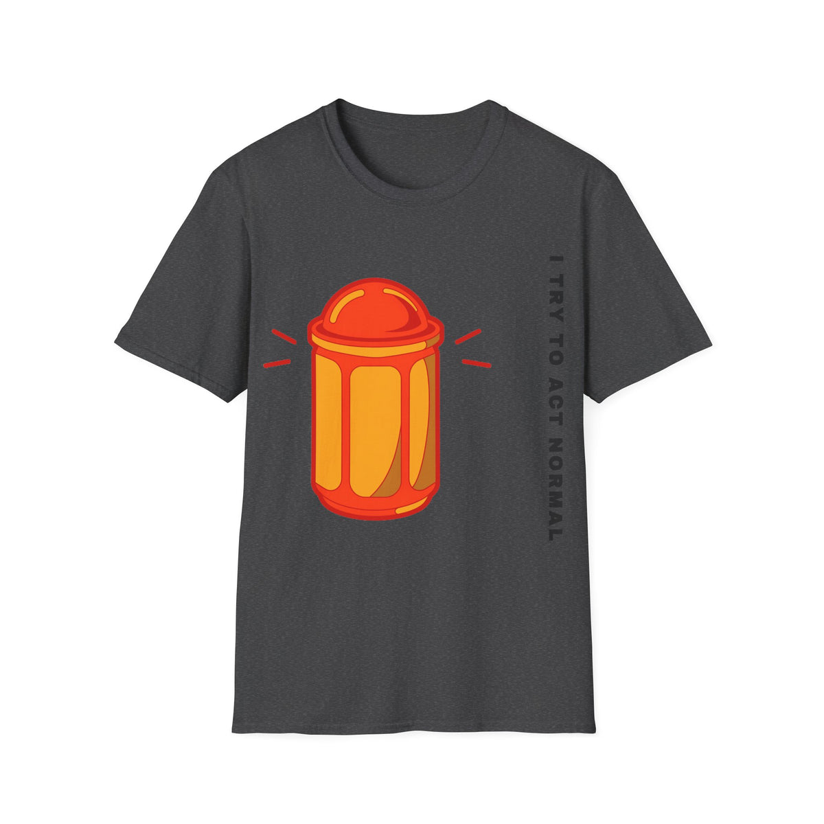 T-Shirt — 'I Try to Be a Grown-Up' Cartoon Fire Hydrant Graphic Tee - Trending Now - September 2026