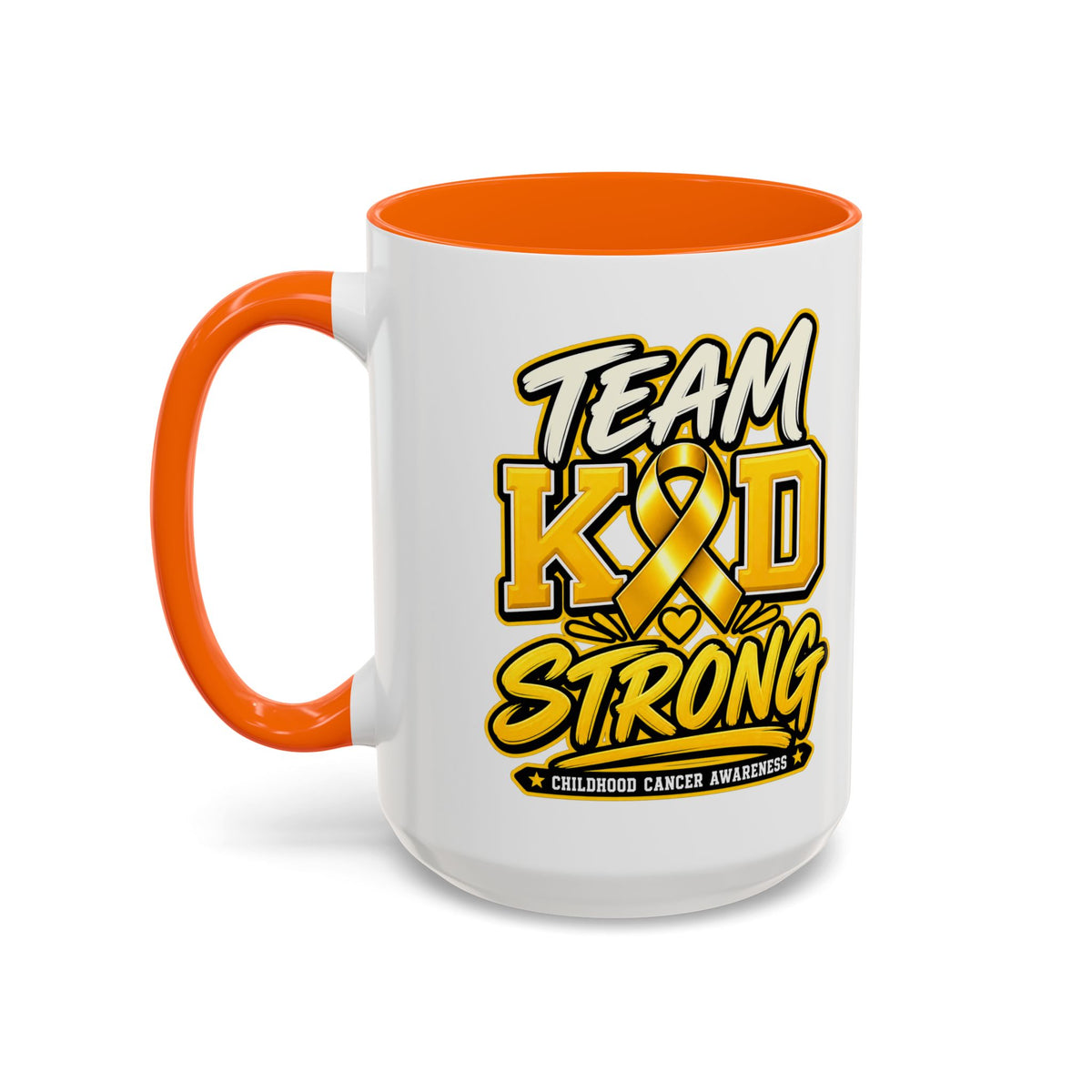 Team KID Strong Childhood Cancer Awareness Coffee Mug