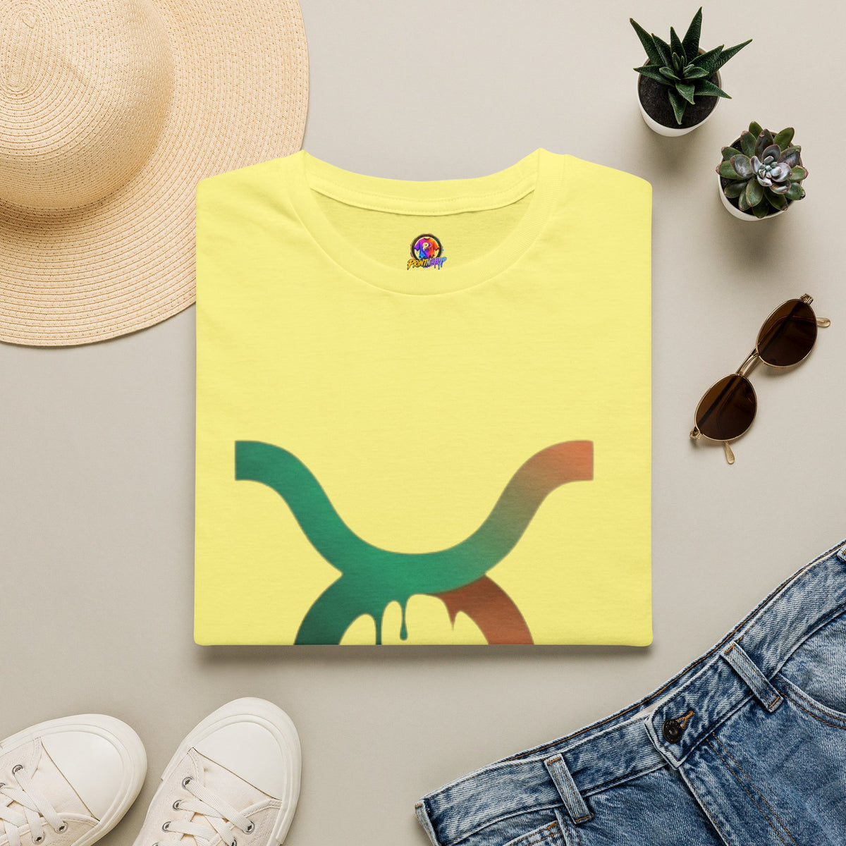 Taurus Abstract Drip Logo T-Shirt