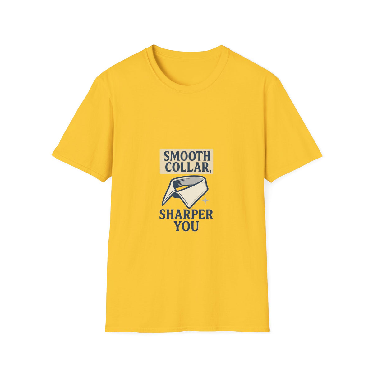 T-Shirt — "Smooth Collar, Sharper You" Razor Graphic Tee - Trending Now - October 2026