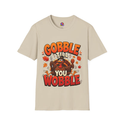 Gobble 'Til You Wobble Thanksgiving T-Shirt