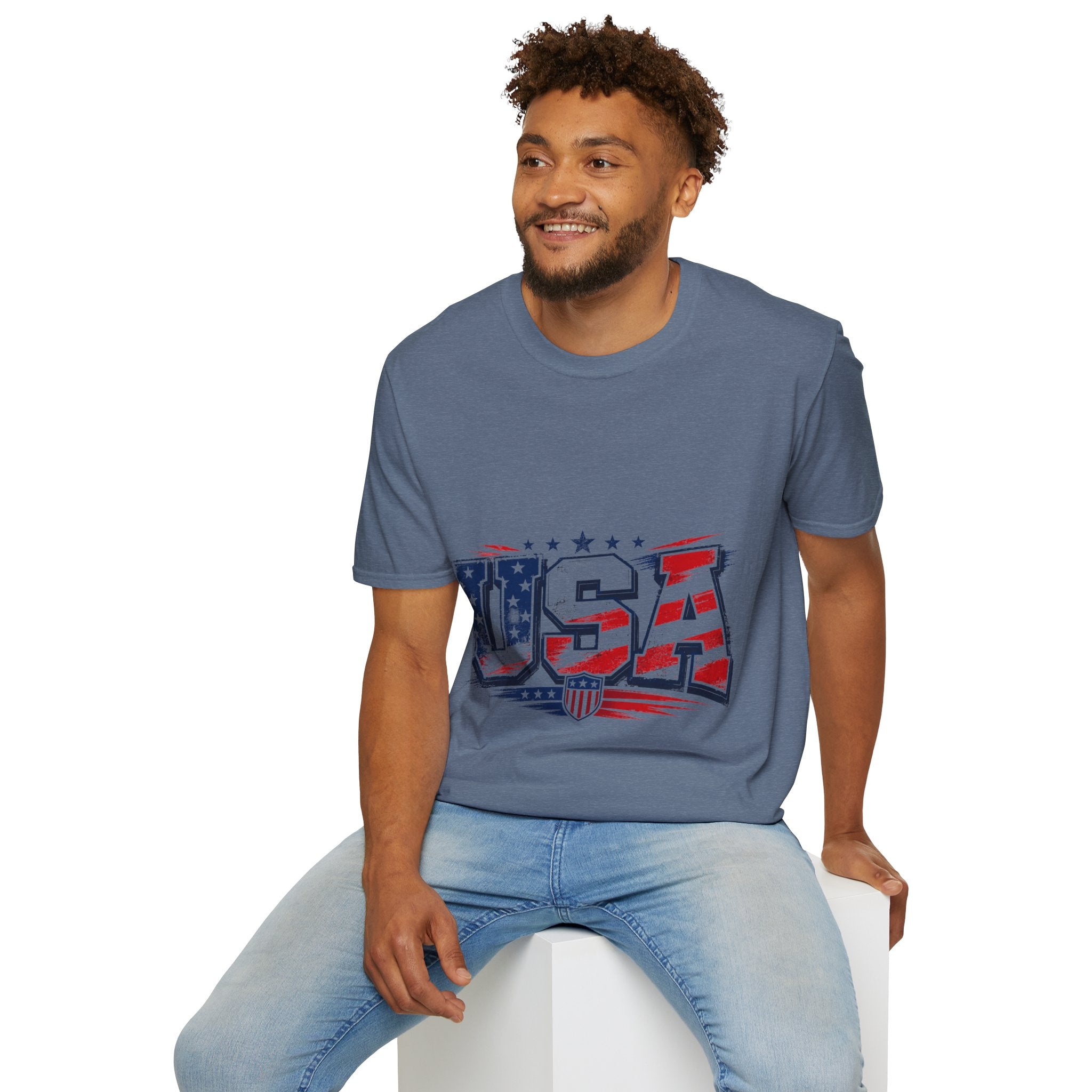 USA Flag Graphic T-Shirt — Patriotic American Pride Tee