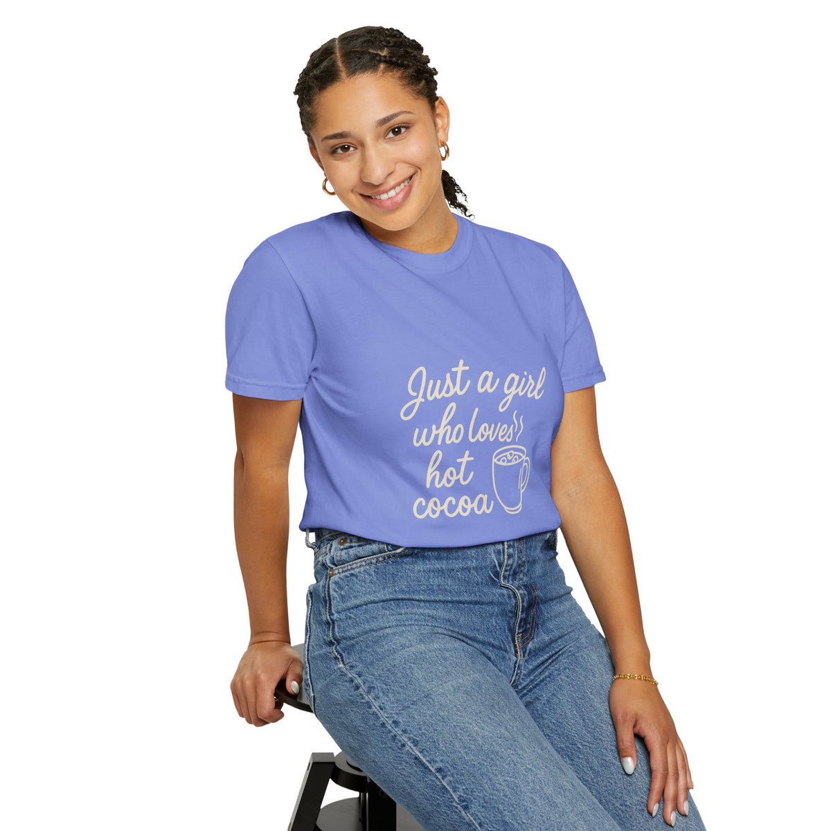 Hot Cocoa Lover T-Shirt — "Just a Girl Loves Hot Cocoa" Graphic Tee - Trending Now - October 2026