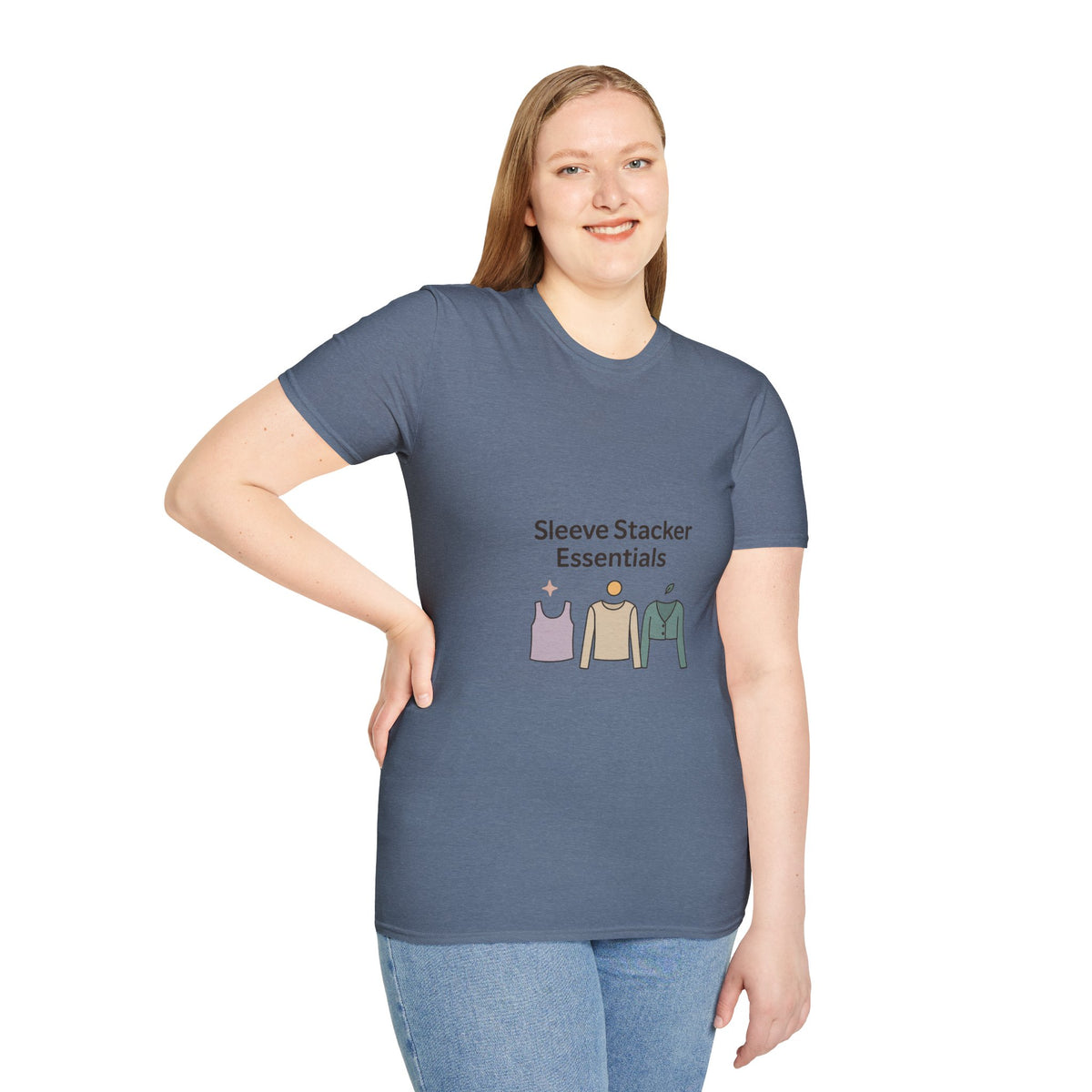 Sleeve Stacker Essentials T-Shirt — Minimalist Layering Outfit Graphic Tee - Trending Now - October 2026
