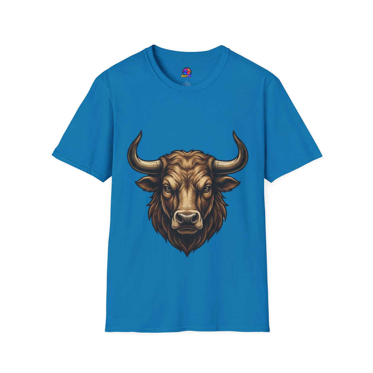 Taurus Bull Head T‑Shirt — Rustic Buffalo Graphic Tee