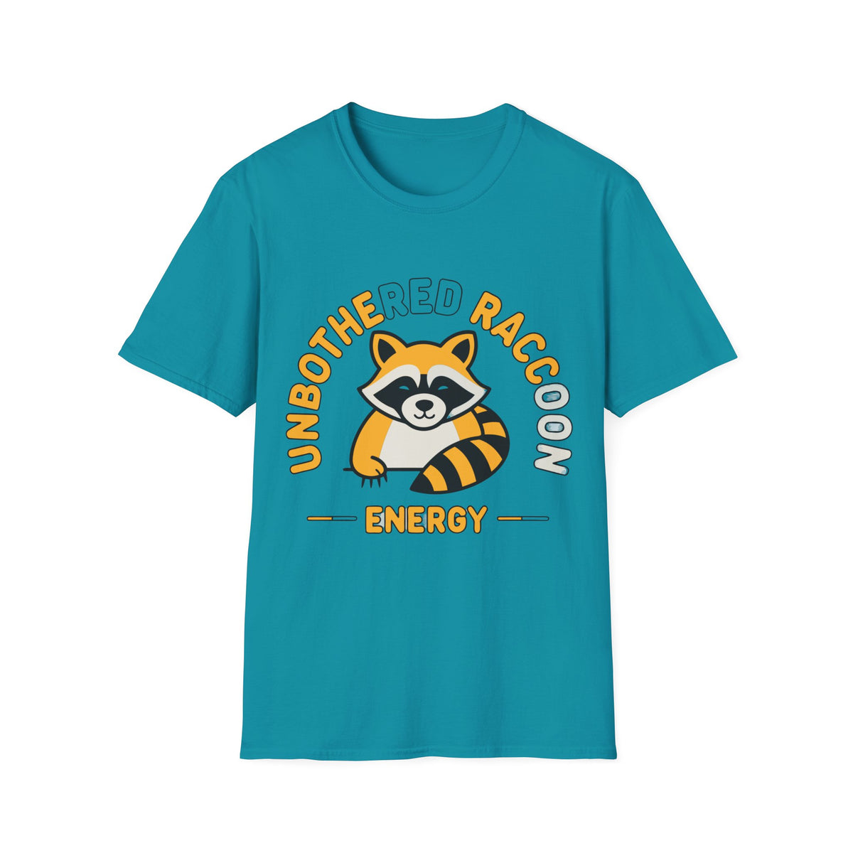 Unbothered Raccoon T-Shirt — Cute Relaxed Graphic Tee ("Unbothered Raccoon Energy") - Trending Now - August 2026