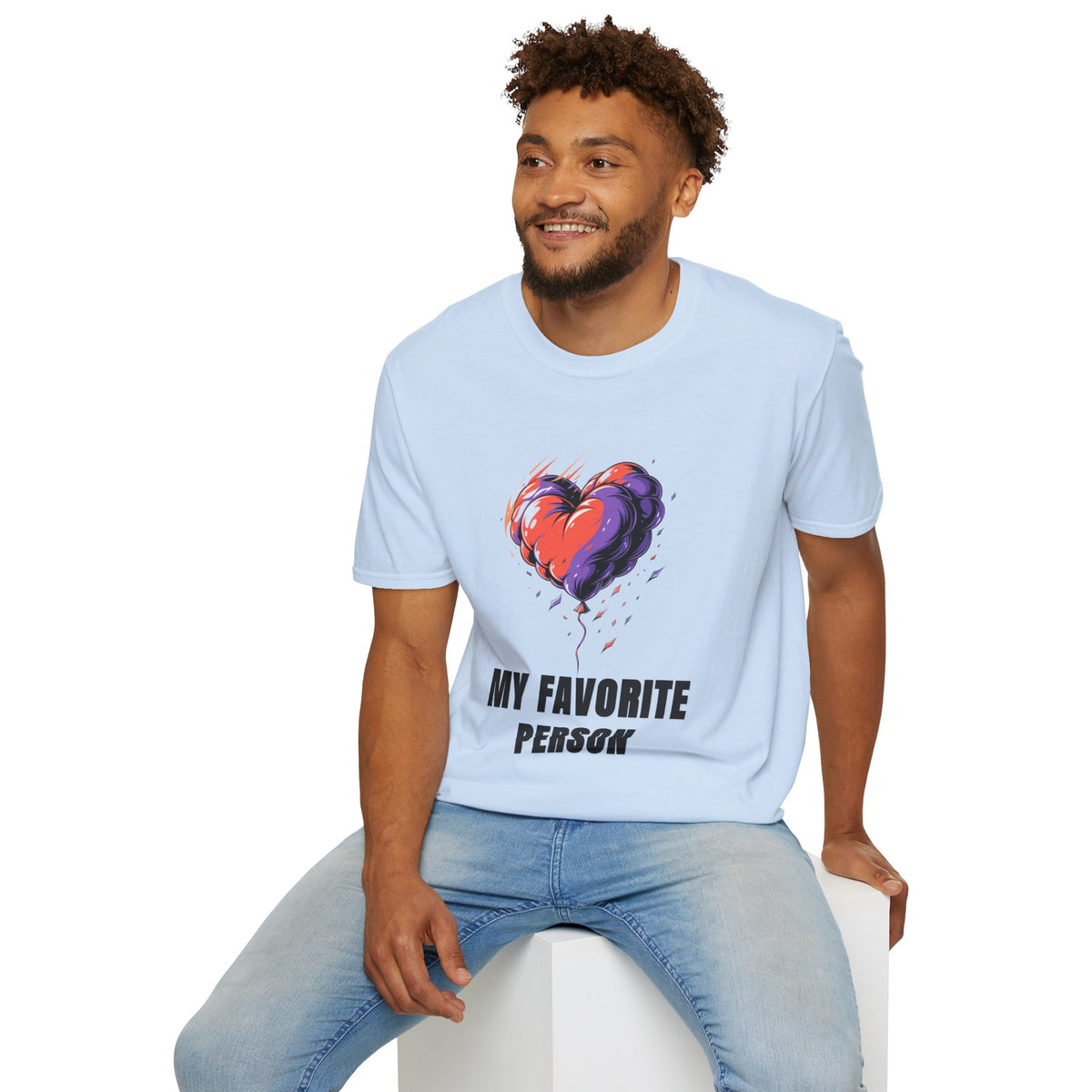 Heart Graphic T-Shirt — "My Favorite Person" Casual Tee - Trending Now - August 2026