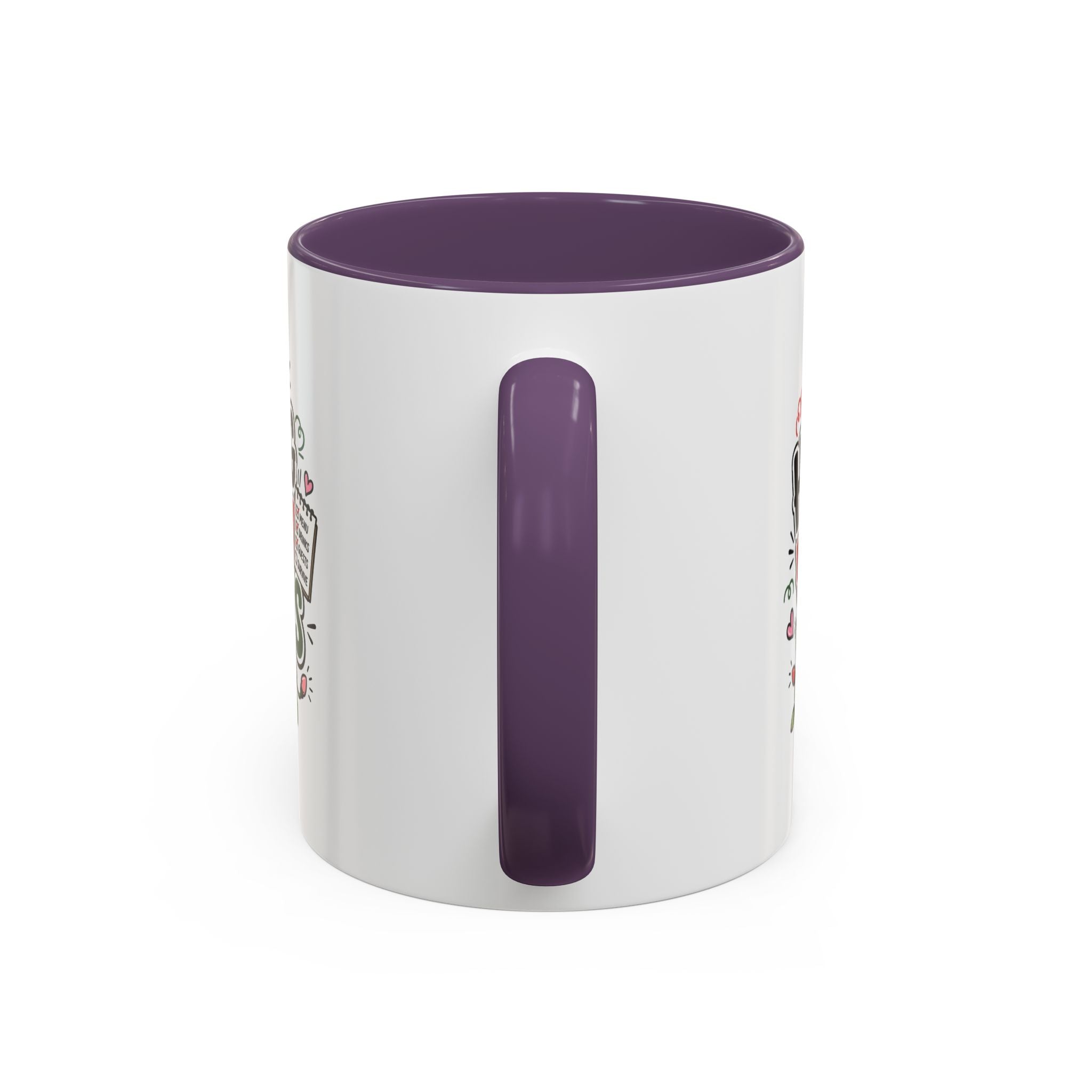 Modern Day Christmas Hosting Holiday Chaos Accent Coffee Mug — "Hosting Holiday Chaos" Funny Christmas Coffee Cup