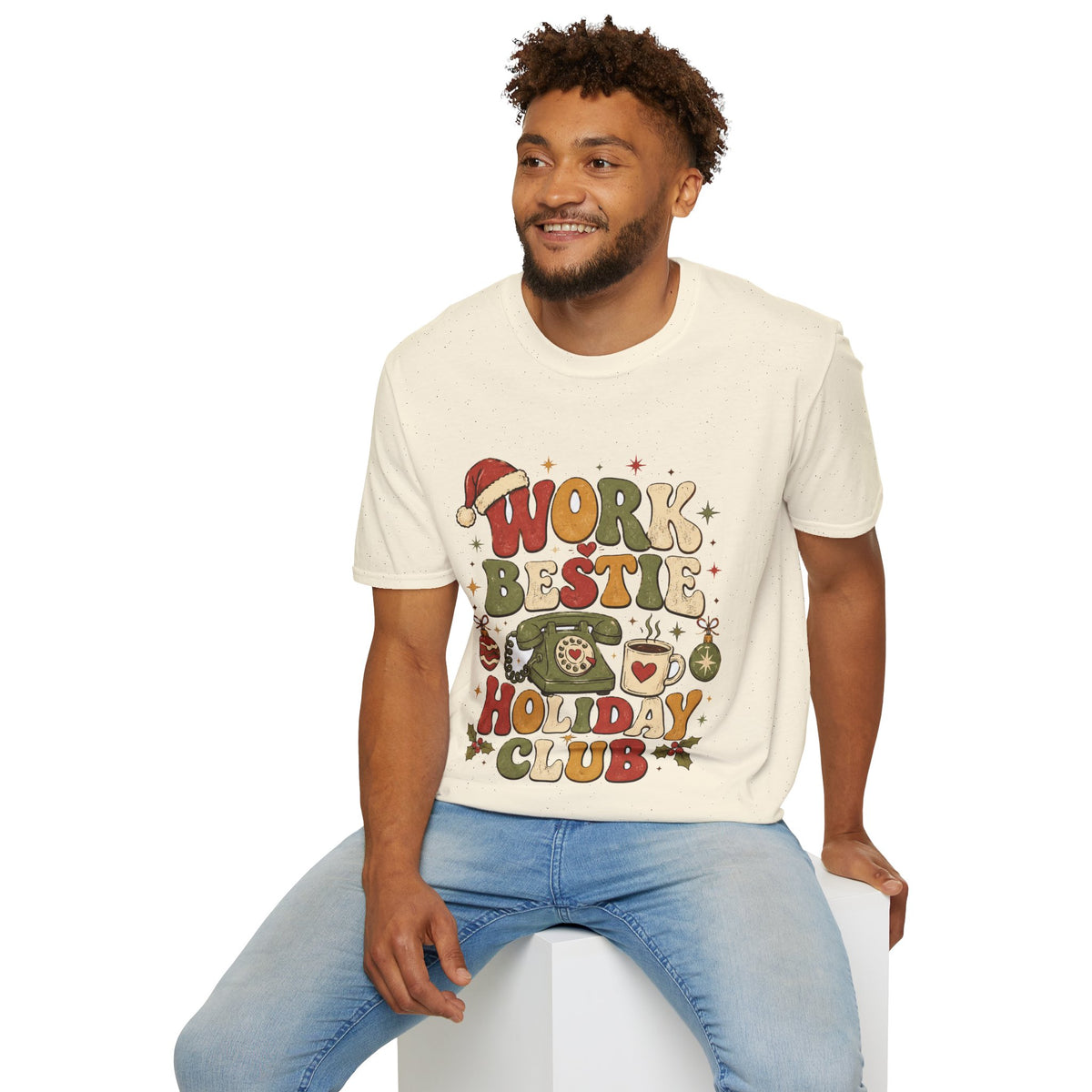 Work Bestie Holiday Club T-Shirt