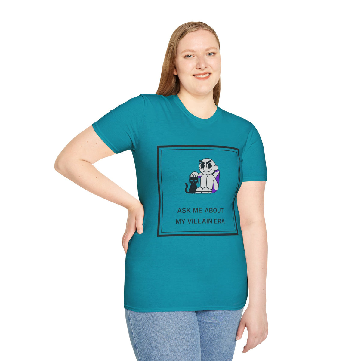 T-Shirt — "Ask Me About My Villain Era" Graphic Tee (Cute Villain Skull Design) - Trending Now - August 2026