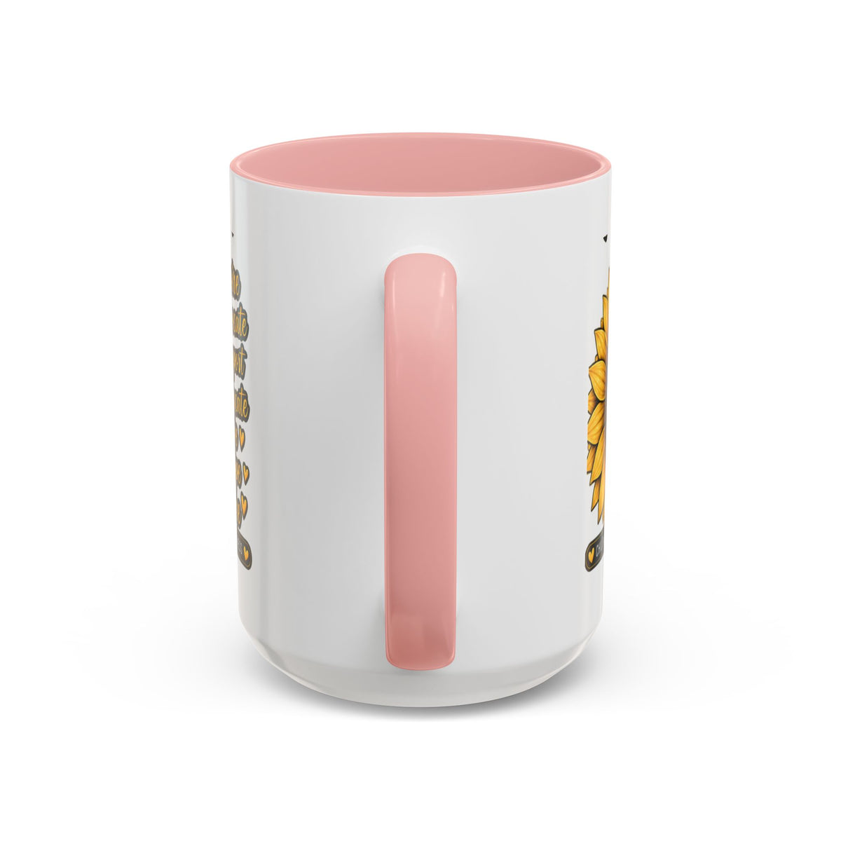 Childhood Cancer Awareness Sunflower Accent Coffee Mug (11/15oz)