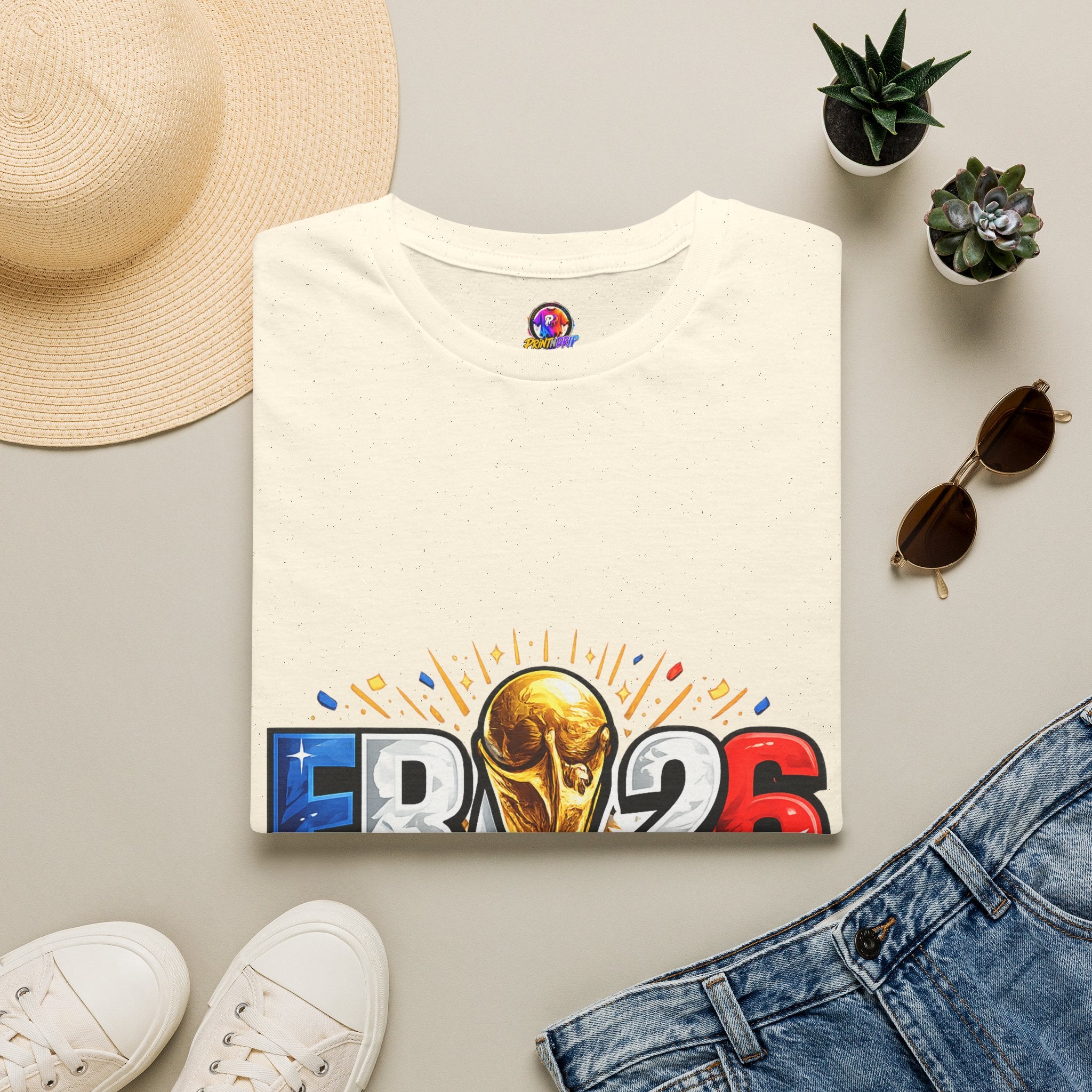 France World Cup Trophy 26 T-Shirt — Soccer Championship Fan Tee