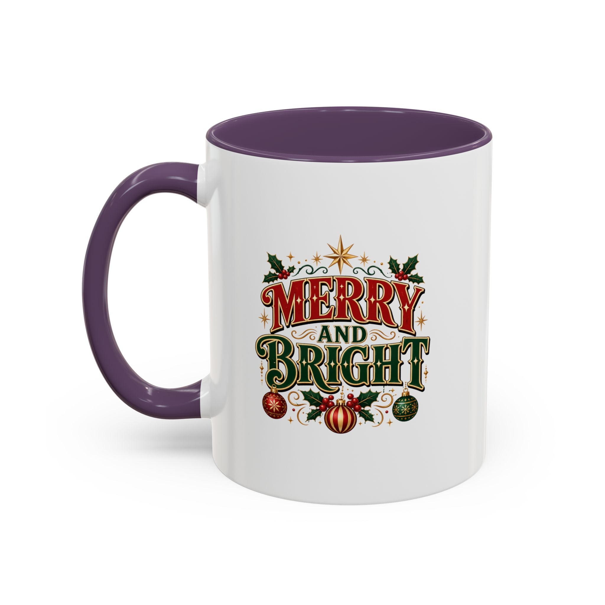 Accent Coffee Mug Merry Bright