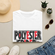 Polyester Spider-Man Bold Distressed Block Tee - Funny Comic Parody Graphic T-Shirt - Trending Now - September 2026