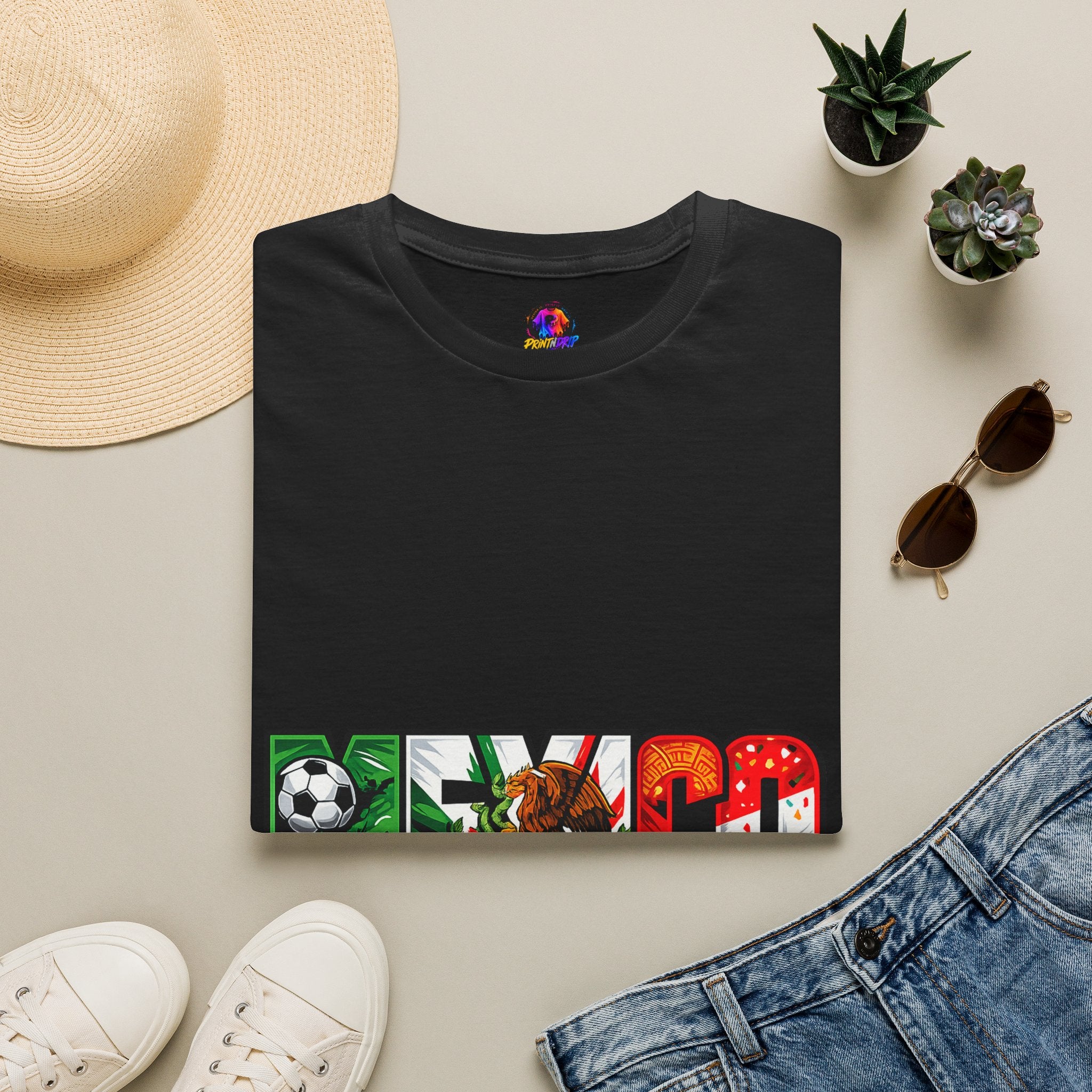 Mexico Soccer T-Shirt — Mexican Flag Football Pride Tee
