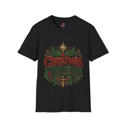 Christmas Blessings T-Shirt – Festive Holiday Graphic Tee