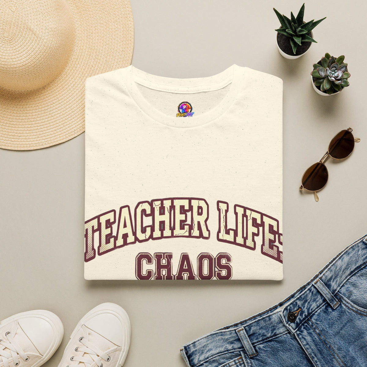 Teacher Life Chaos Coordinator Unisex Softstyle T-Shirt