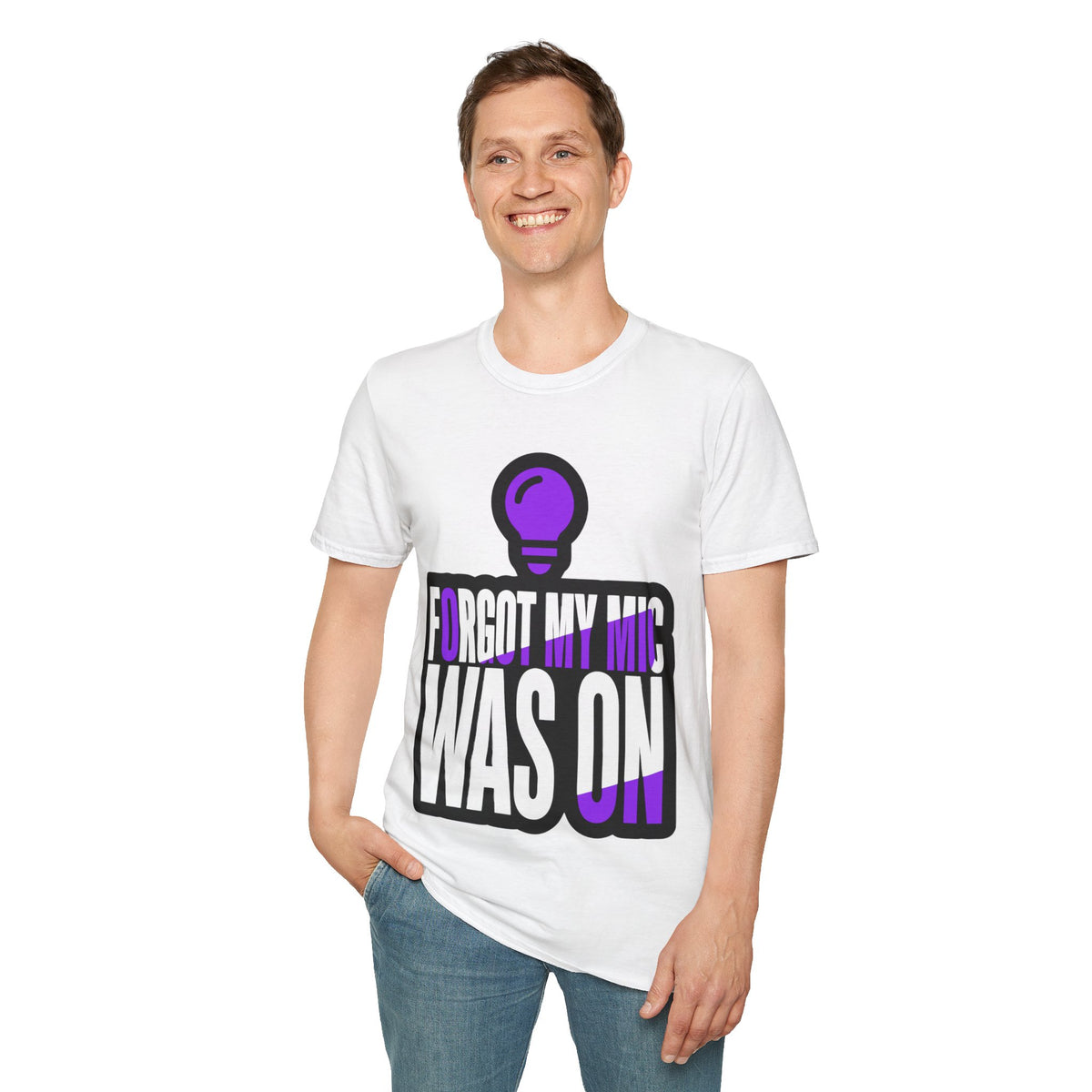 “Forgot My Mic Was On” T-Shirt — Funny Podcasting/Streaming Tee (Lightbulb Design)- Trending Now - September 2026