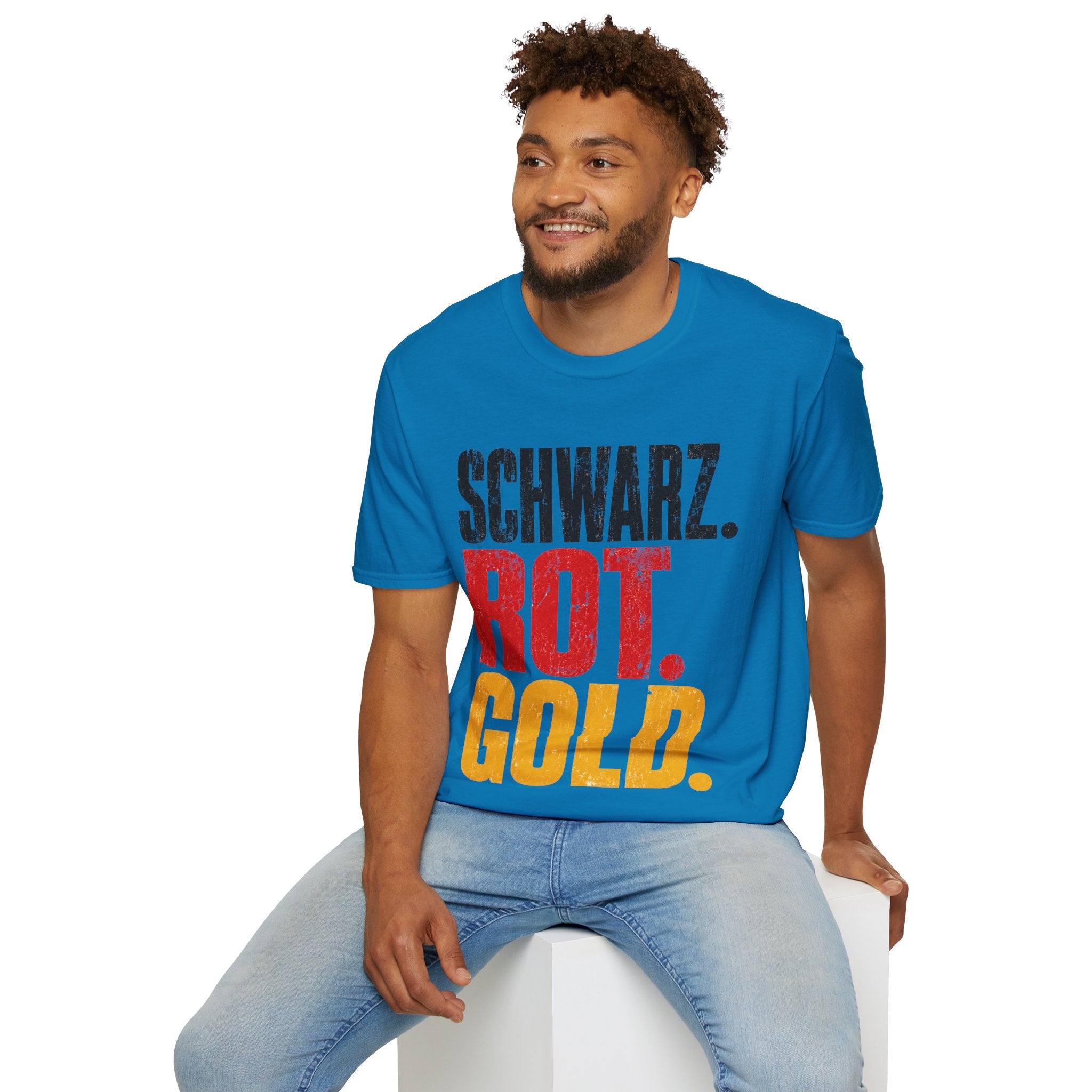 Germany Schwarz Rot Gold T-Shirt — German Flag Pride Graphic Tee