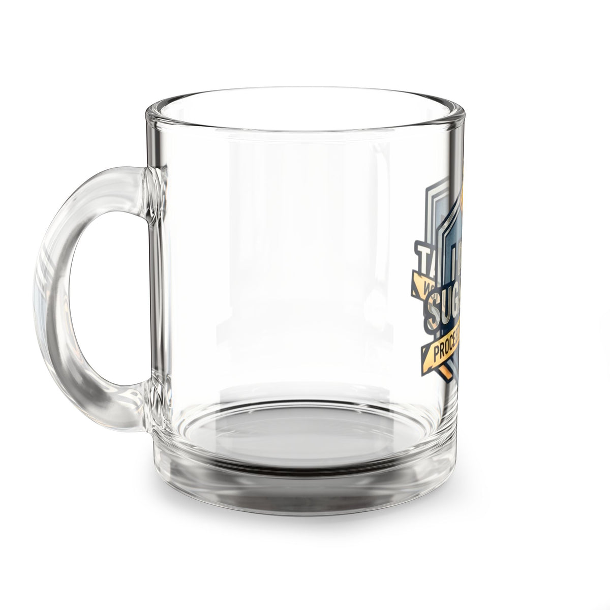 Sagittarius Glass Mug  I Don’t Sugarcoat Glass Mug — Proceed With Caution Novelty Coffee Cup