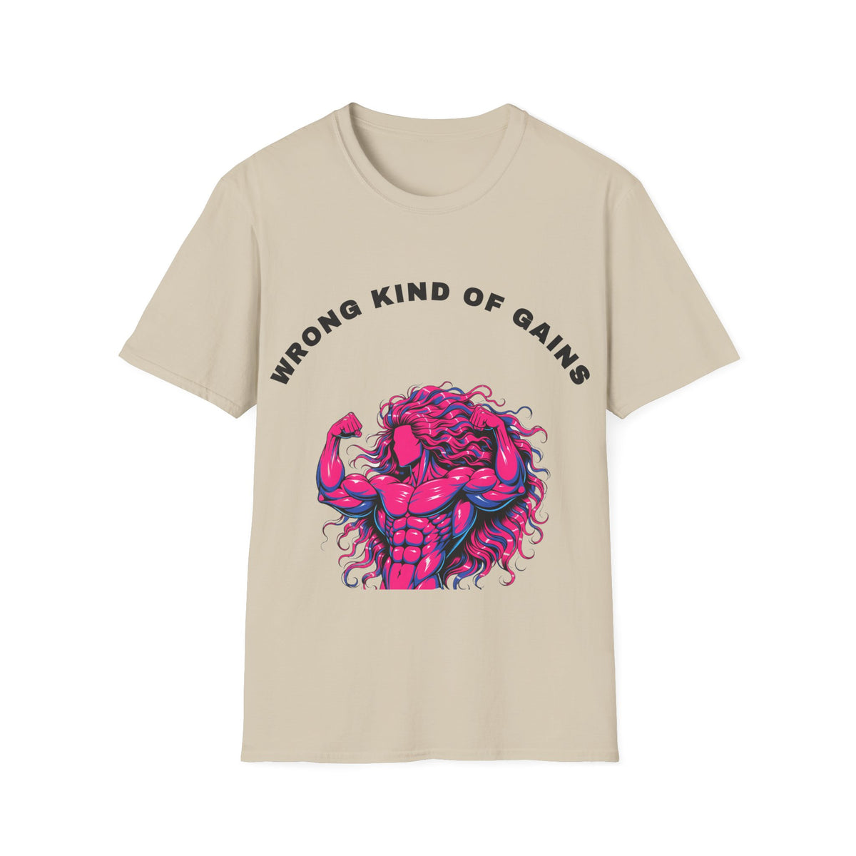 T-Shirt — "Wrong Kind of Gains" Muscle Monster Graphic Tee - Trending Now - September 2026