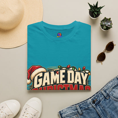 Game Day Christmas T-Shirt — Football Holiday Mode Tee