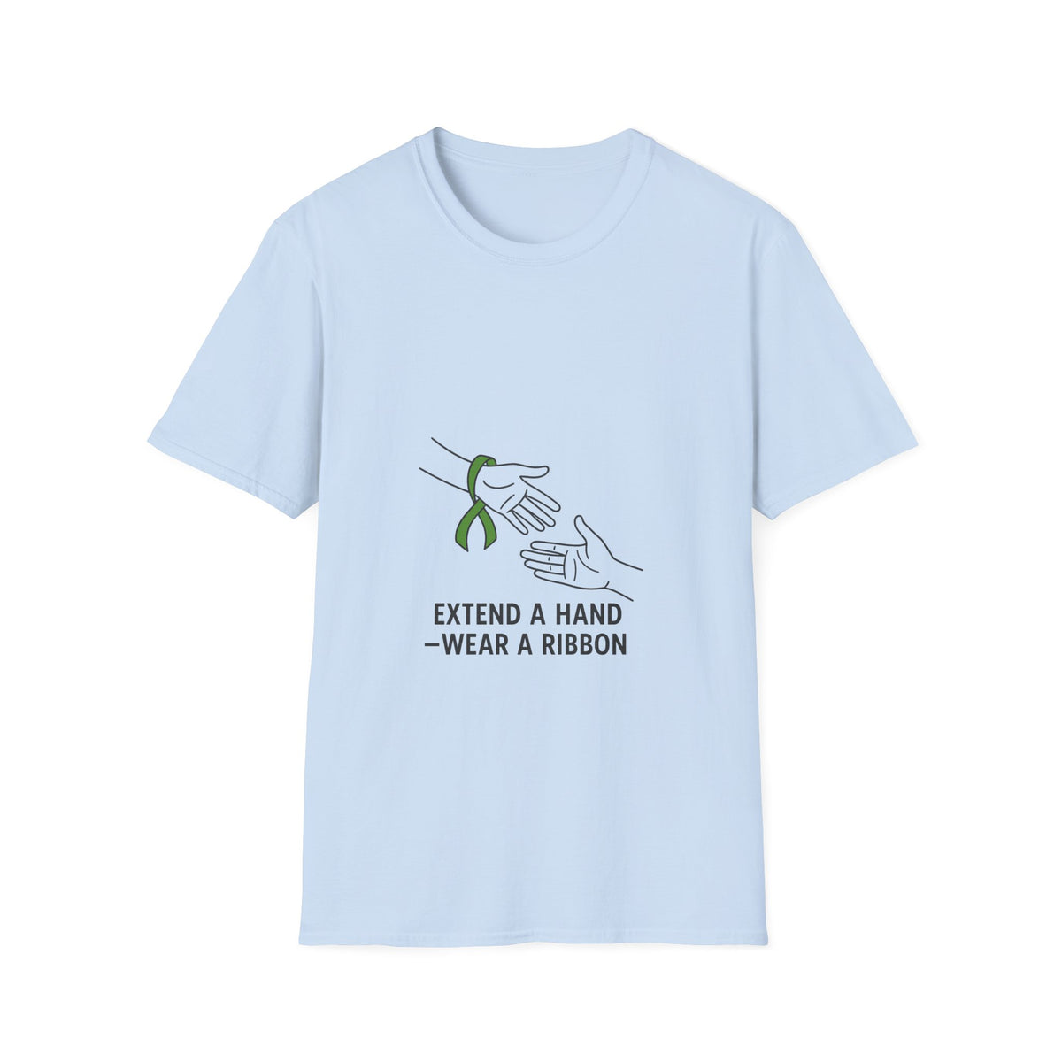 Awareness Ribbon T-Shirt — "Extend a Hand, Wear a Ribbon" - Trending Now - October 2026