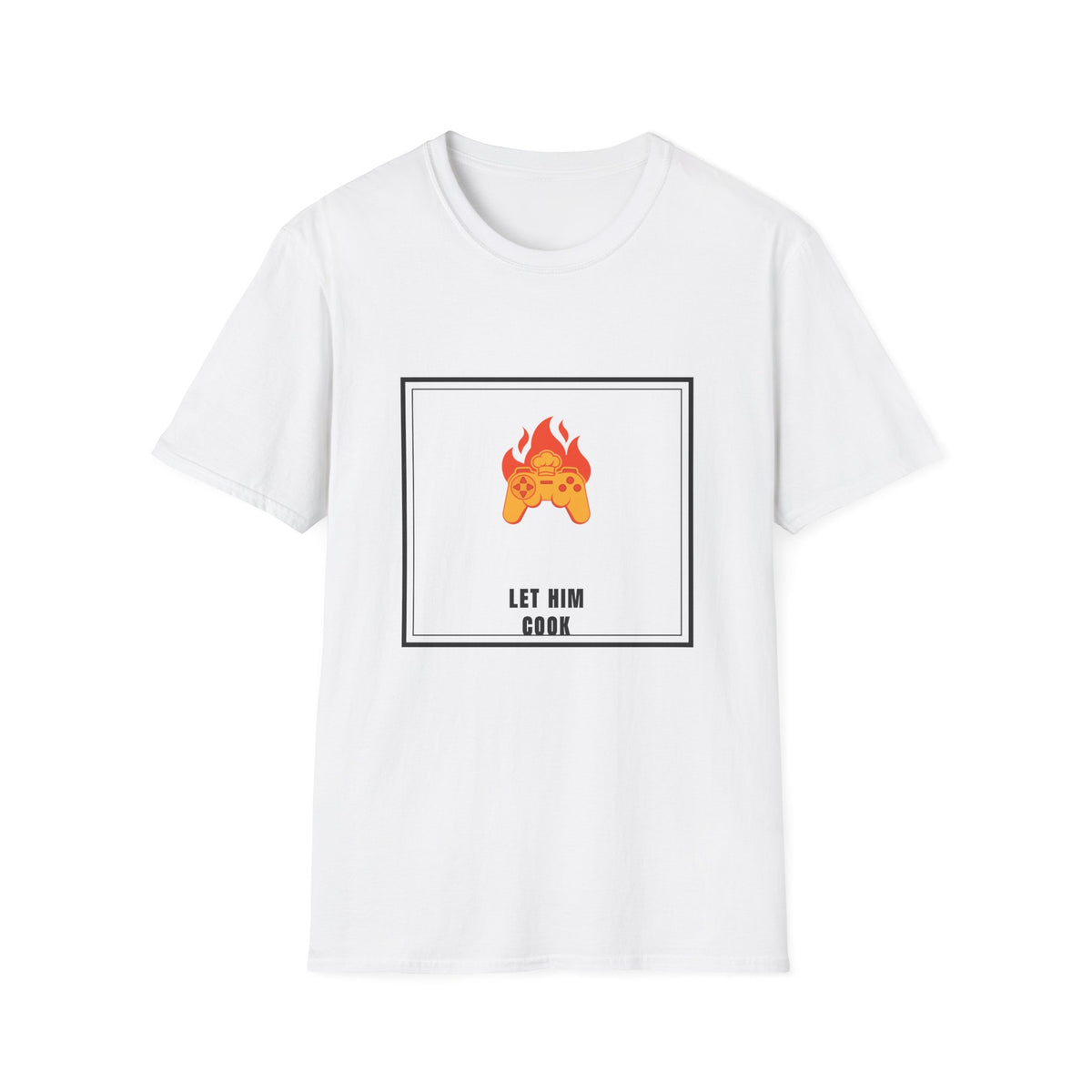 Gaming Controller on Fire T-Shirt — "Let Him Cook" Gamer Tee - Trending Now - September 2026